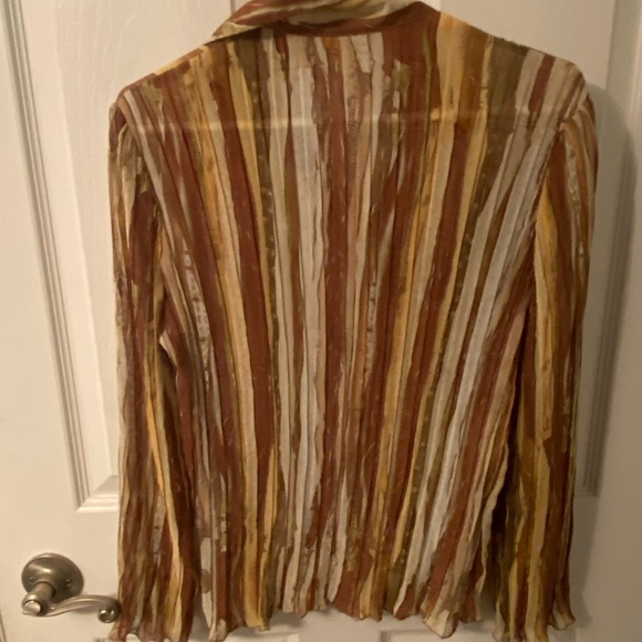 Sheer button up - Picture 2 of 4